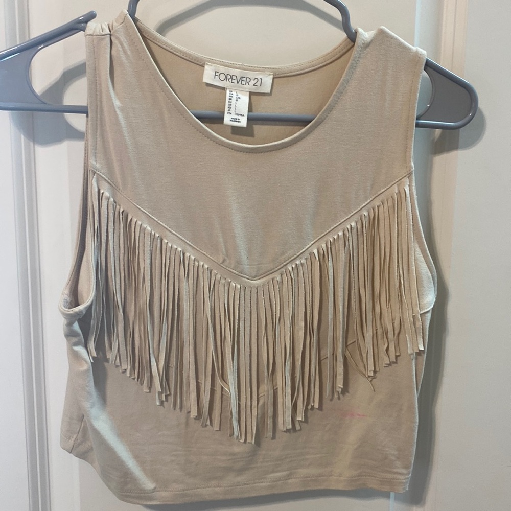 Fringe crop top!